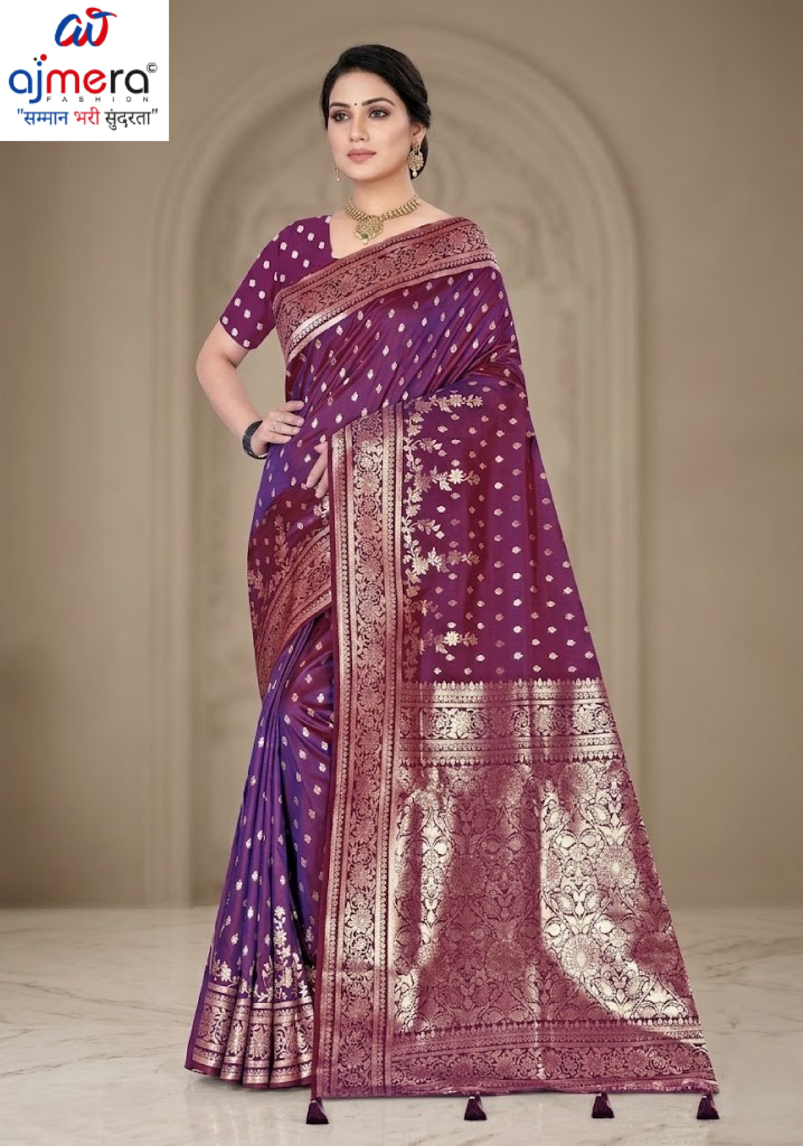 Elegant Jacquard Silk Saree with Designer Blouse Piece for Festive Elegance | TUL-VEERA SILK VOL-03