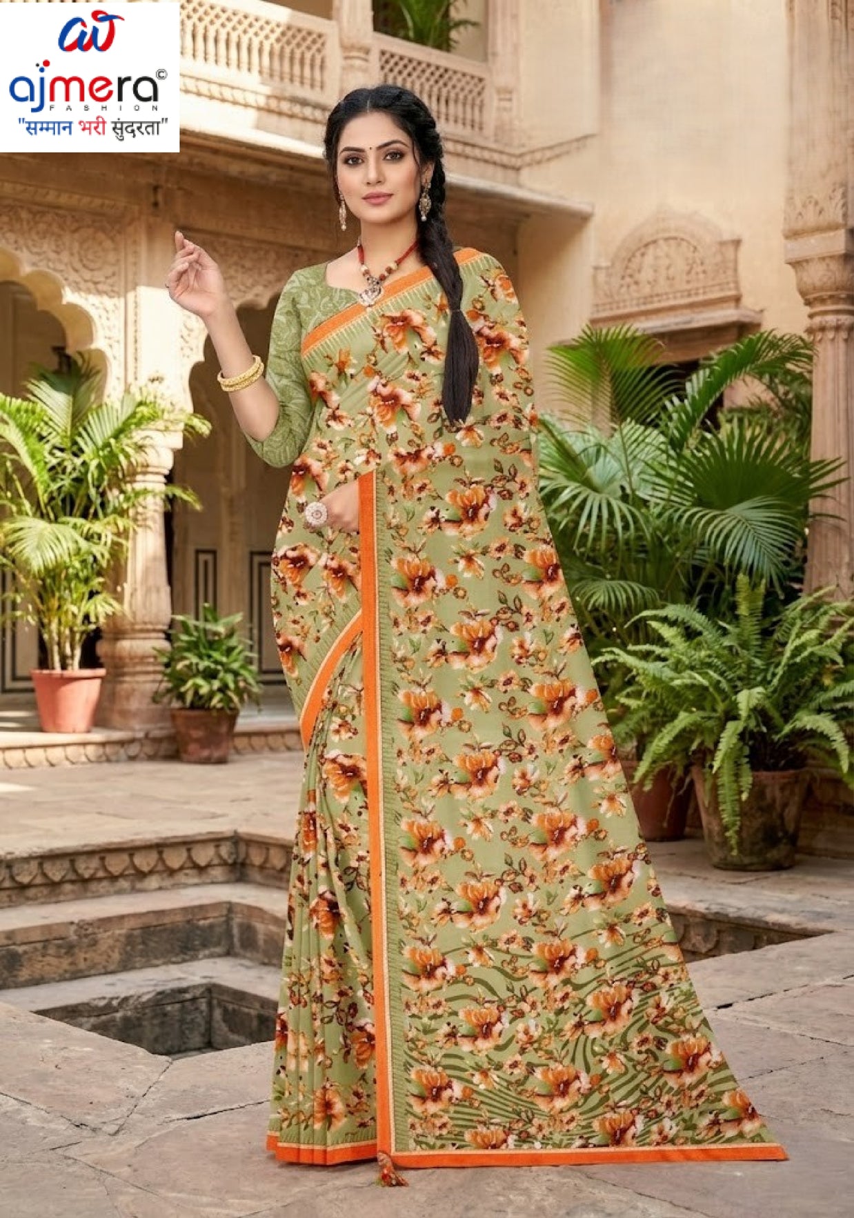 Trendy Printed Saree without Blouse for Women’s Ethnic Wardrobe | GLC-WOMEN OF INDIA