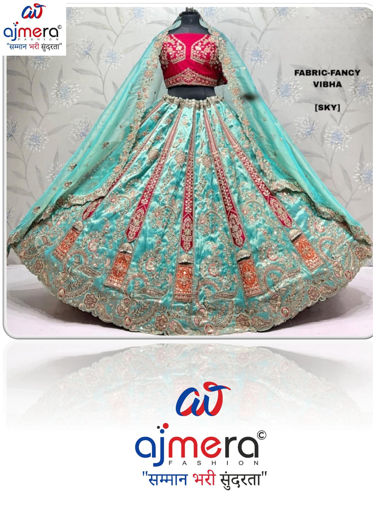 Fancy Embroidery Lehenga Choli Manufacturer Supplier Exporter|ADD-VIBHA