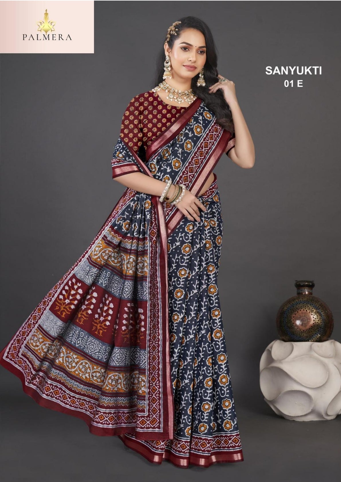 Palmera Saree Manufacturer and Palmera Saree Supplier | ALL-SANYUKTI-01