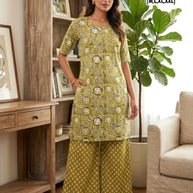 Designer Floral Style Kurti Set for Women | AAC-FLORA