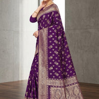 Graceful Jacquard Silk Saree with Blouse Piece for Timeless Ethnic Fashion | TUL-HANSJODA SILK VOL-45
