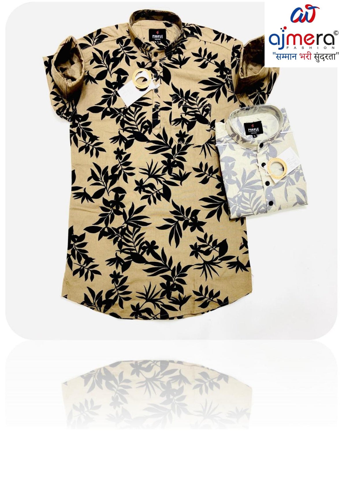 Mens Shirt Wholesale Supplier India for Retailers | MRS-LINAN PRINT KURTA