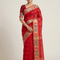 Handloom Cotton Saree with Without Blouse for Premium Ethnic and Traditional Wear | NDN-HANDLOOM SAREE-420