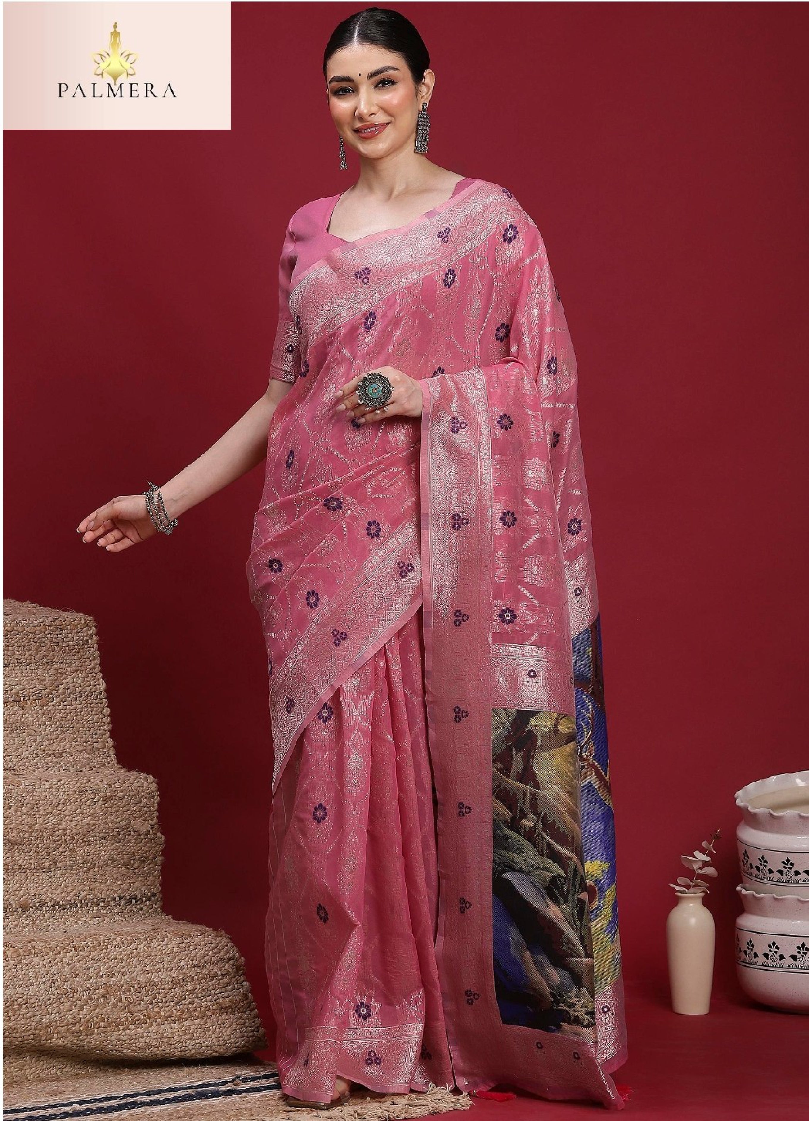 Palmera Saree Wholesaler and Palmera Saree Supplier | ALL-VANAYA-02