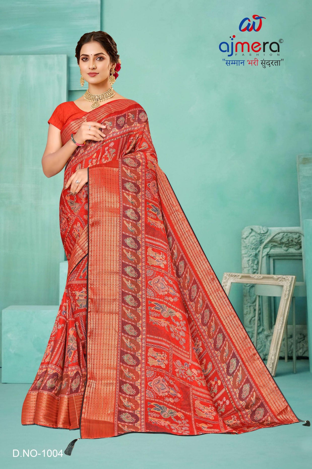 Graceful Printed Saree with Blouse Piece for Modern Ethnic Fashion  | SNR-RASHI
