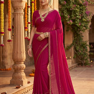 Factory Rate Dyed Matching Saree with Blouse Piece for Premium Ethnic and Traditional Wear | RAL-SHATAK