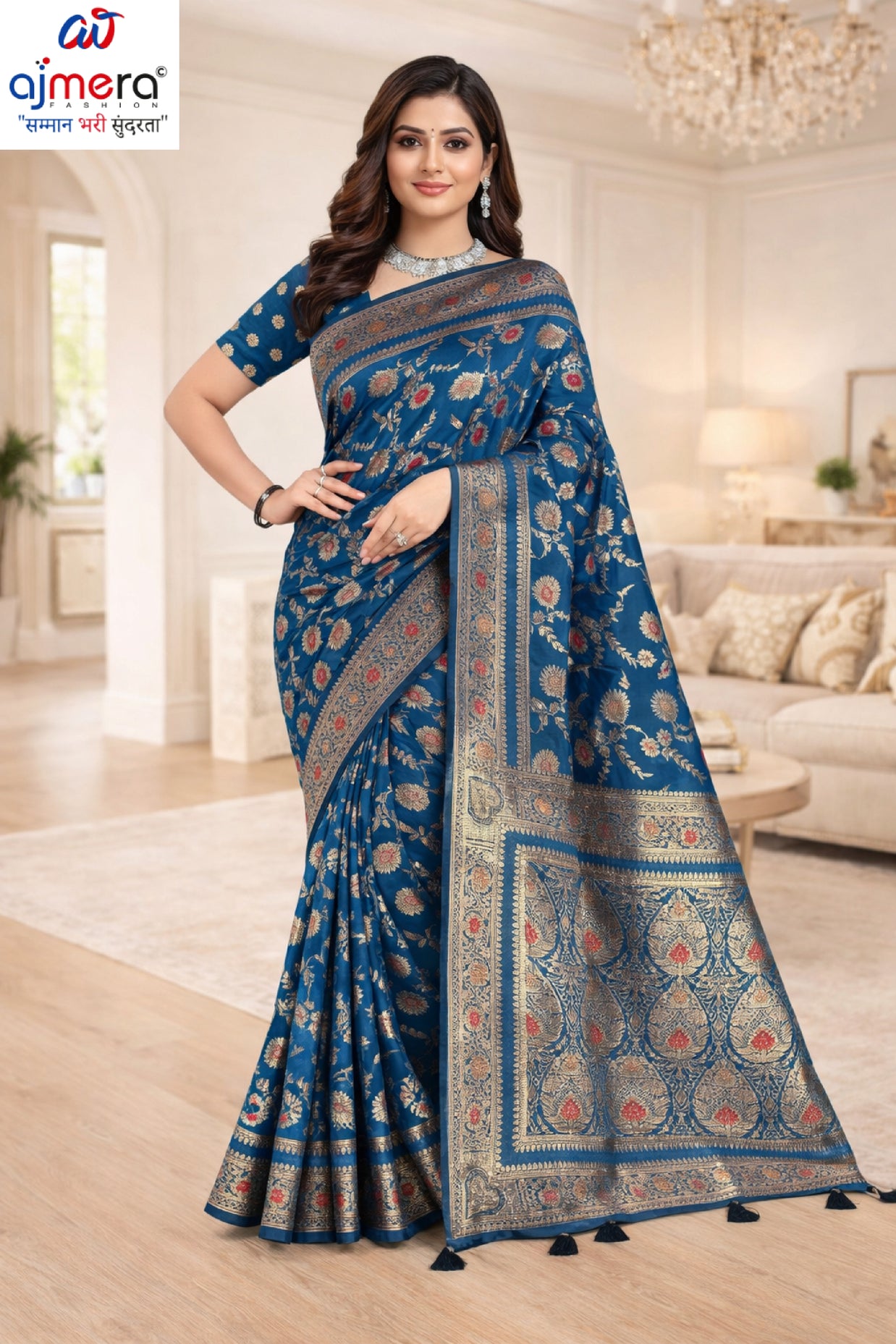 Refined Craft Jacquard Silk Saree With Blouse Piece | TUL-CLEAR SILK VOL-09
