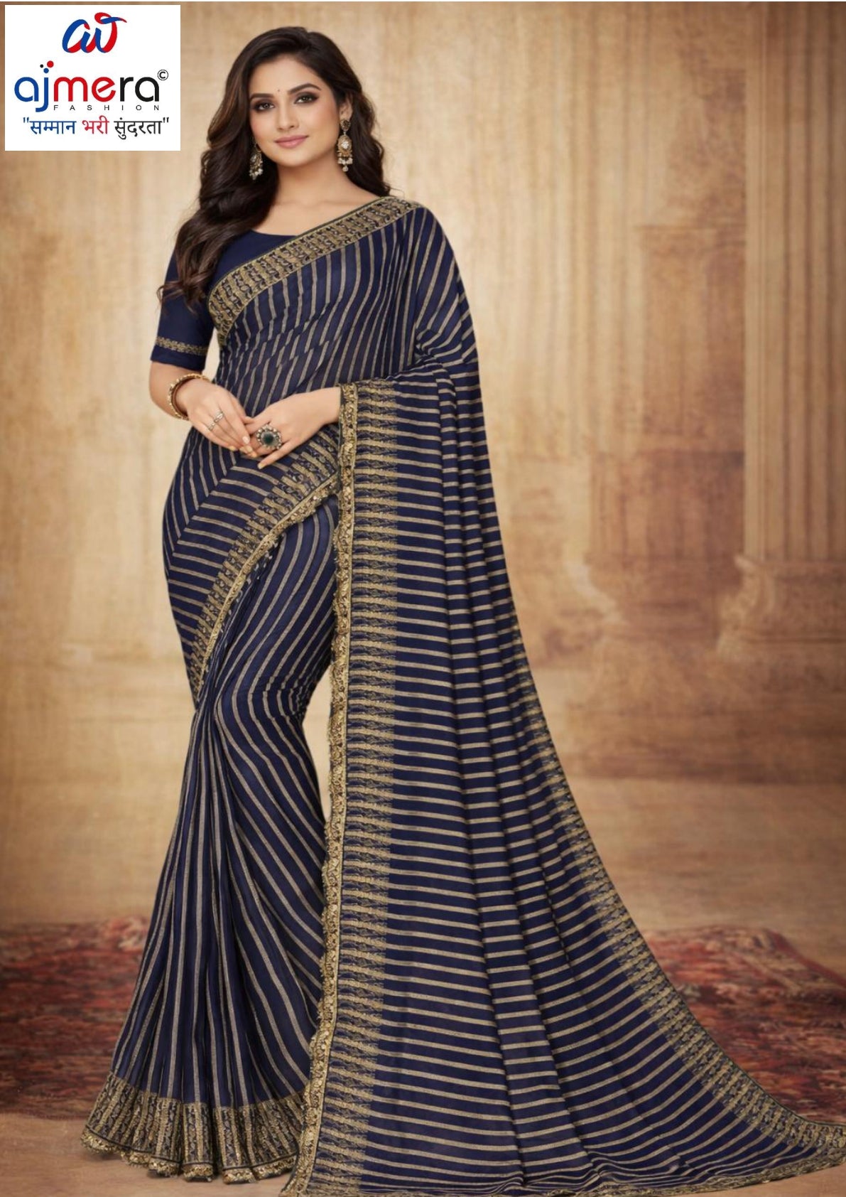 Classic Printed Saree with Blouse Piece for Timeless Traditional Style | JS-CHARKHA