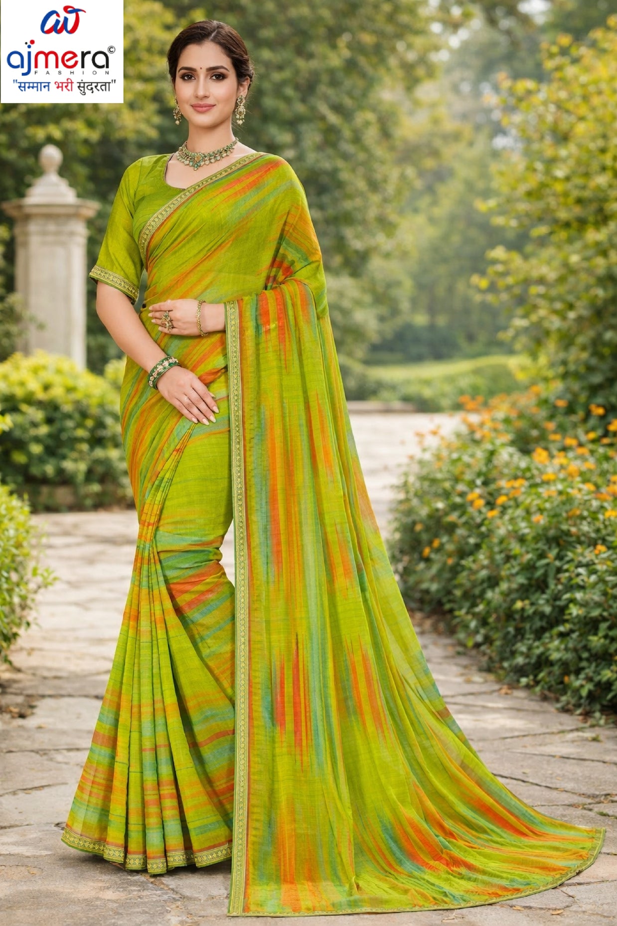 Exclusive Printed Saree with Blouse Piece for Elegant Ethnic Look  | RDD-AANVI VOL-02
