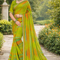 Exclusive Printed Saree with Blouse Piece for Elegant Ethnic Look  | RDD-AANVI VOL-02
