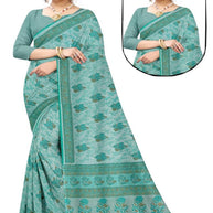 Premium Cotton Saree with Blouse Piece for Premium Ethnic and Traditional Wear | ANT-MUNGA KOTA