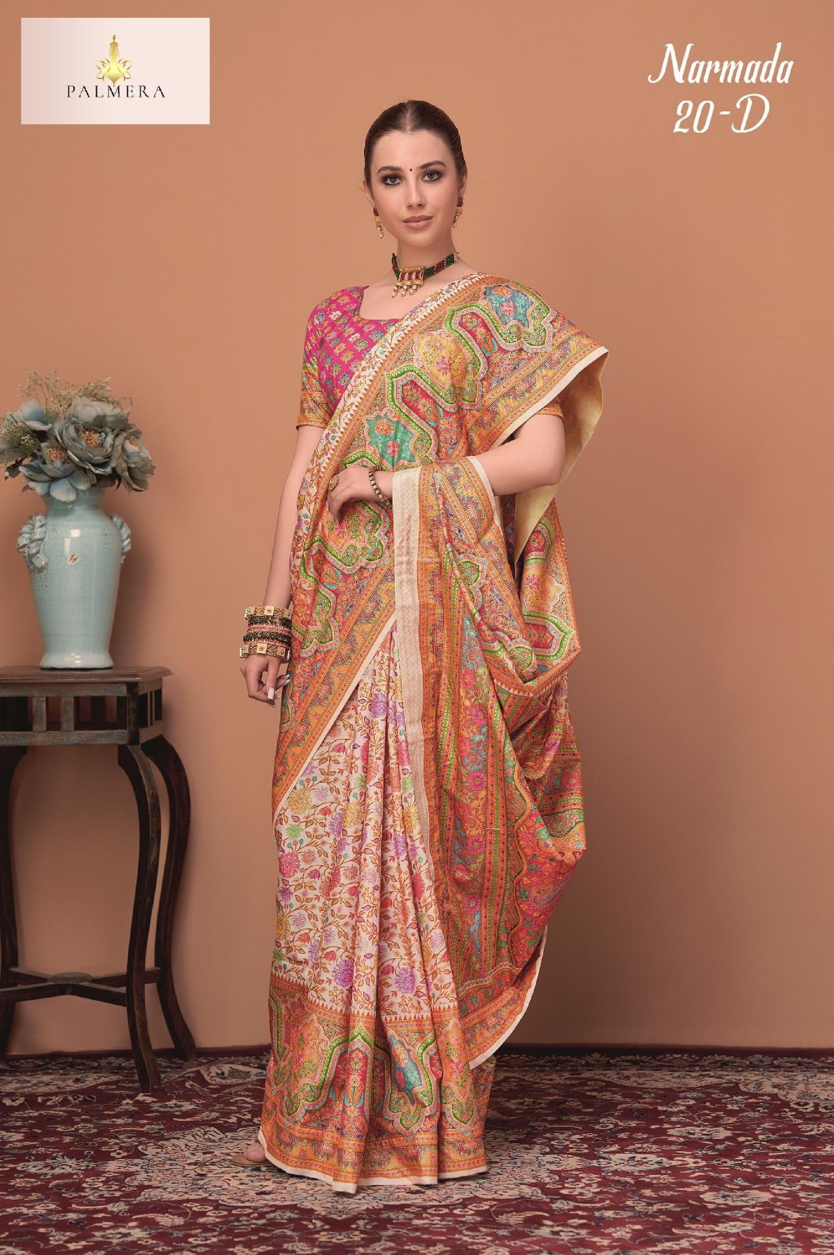 Palmera Saree Manufacturer and Palmera Saree Supplier | ALL-NARMADA-20