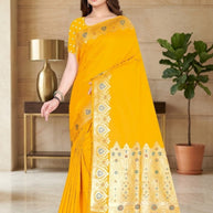 Heritage Jacquard Silk Saree With Blouse Piece | TUL-FAST STORY SILK VOL-08