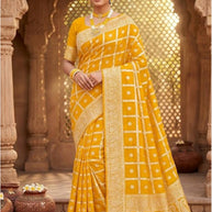 Handwork Heritage Saree with Blouse Piece for Premium Ethnic and Traditional Wear | ROOP-8449