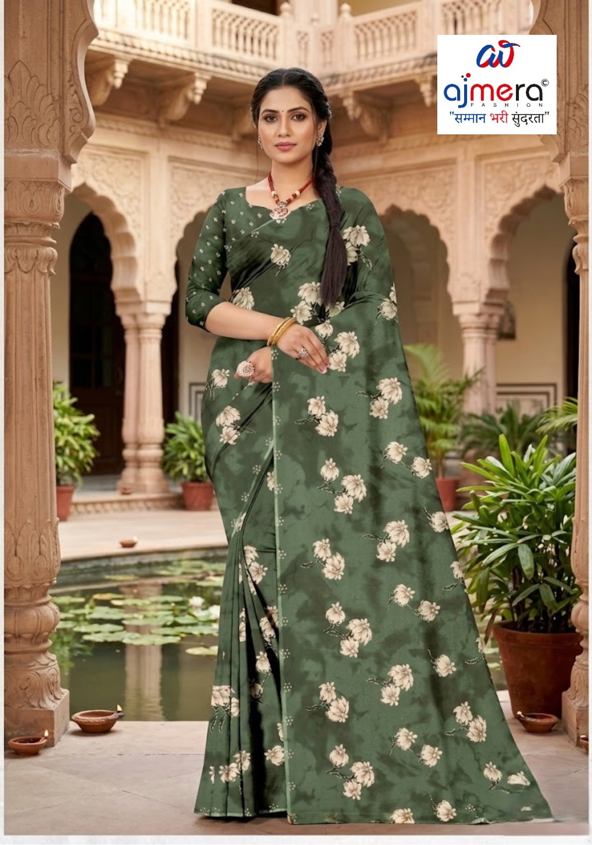 Trendy Printed Saree with Blouse Piece for Women’s Ethnic Wardrobe | GLC-PARVANA