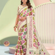 Beautiful Printed Saree with Blouse Piece for Cultural Celebrations #3 | RDD-RANGKALA VOL-05