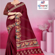 Trendy Printed Saree with Blouse Piece for Women’s Ethnic Wardrobe | PSM-RAPIDO-A
