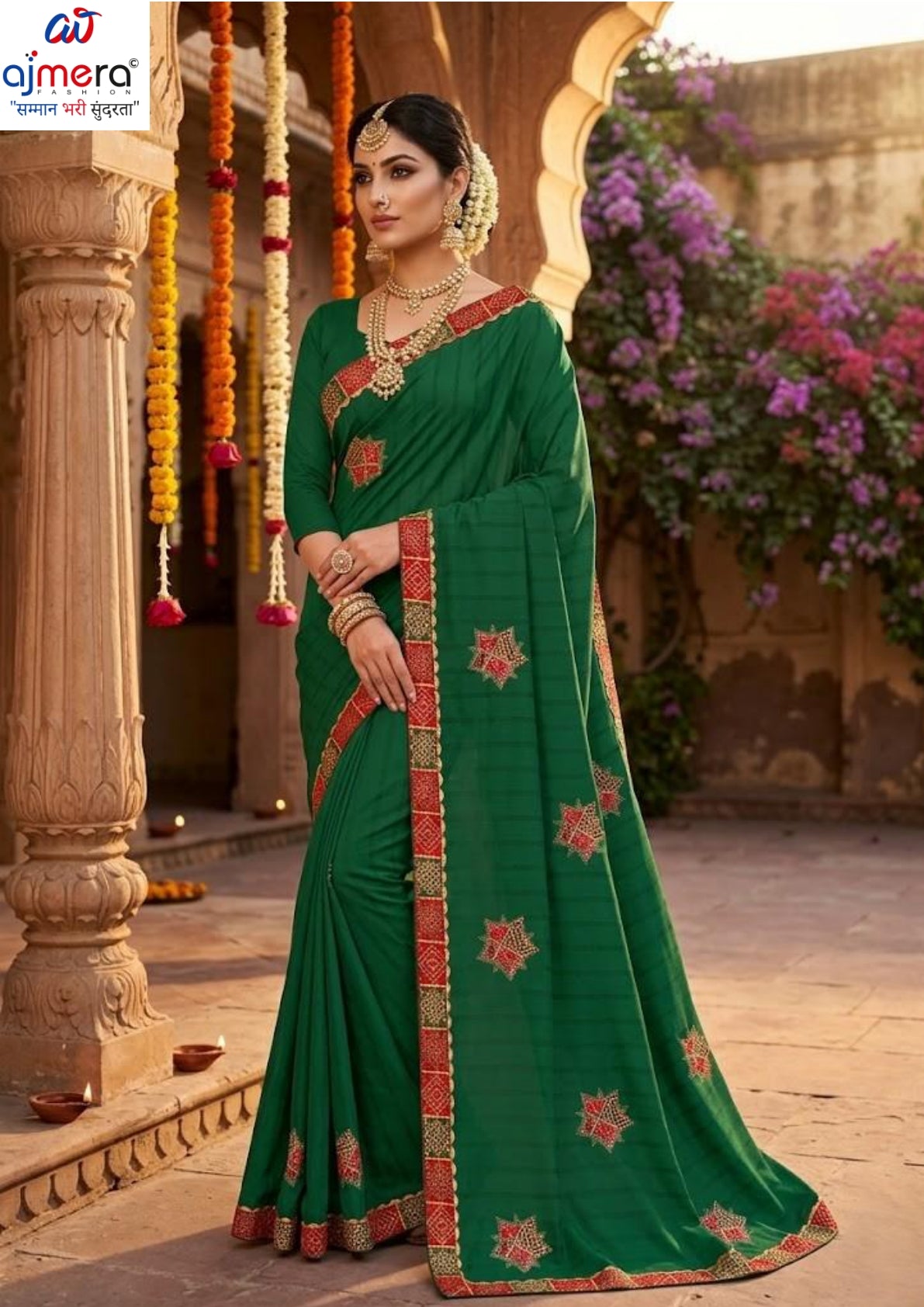 Lycra Dyed Matching Saree with Blouse Piece for Premium Ethnic and Traditional Wear | SRS-MASTI TIME