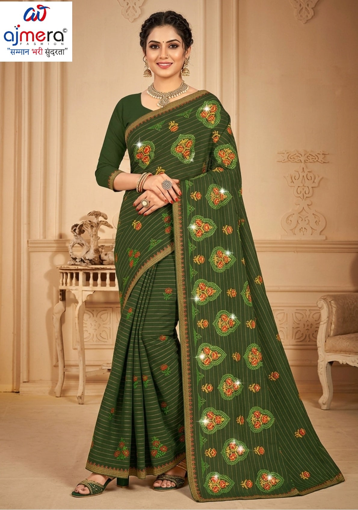 Daily Wear Cotton Saree with Without Blouse for Premium Ethnic and Traditional Wear | PJA-EK NAZAR