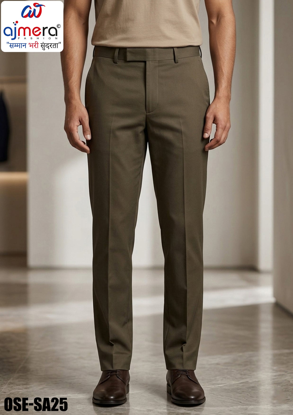 Premium Men's Formal Pant for Office & Business Wear | OSE-SA25