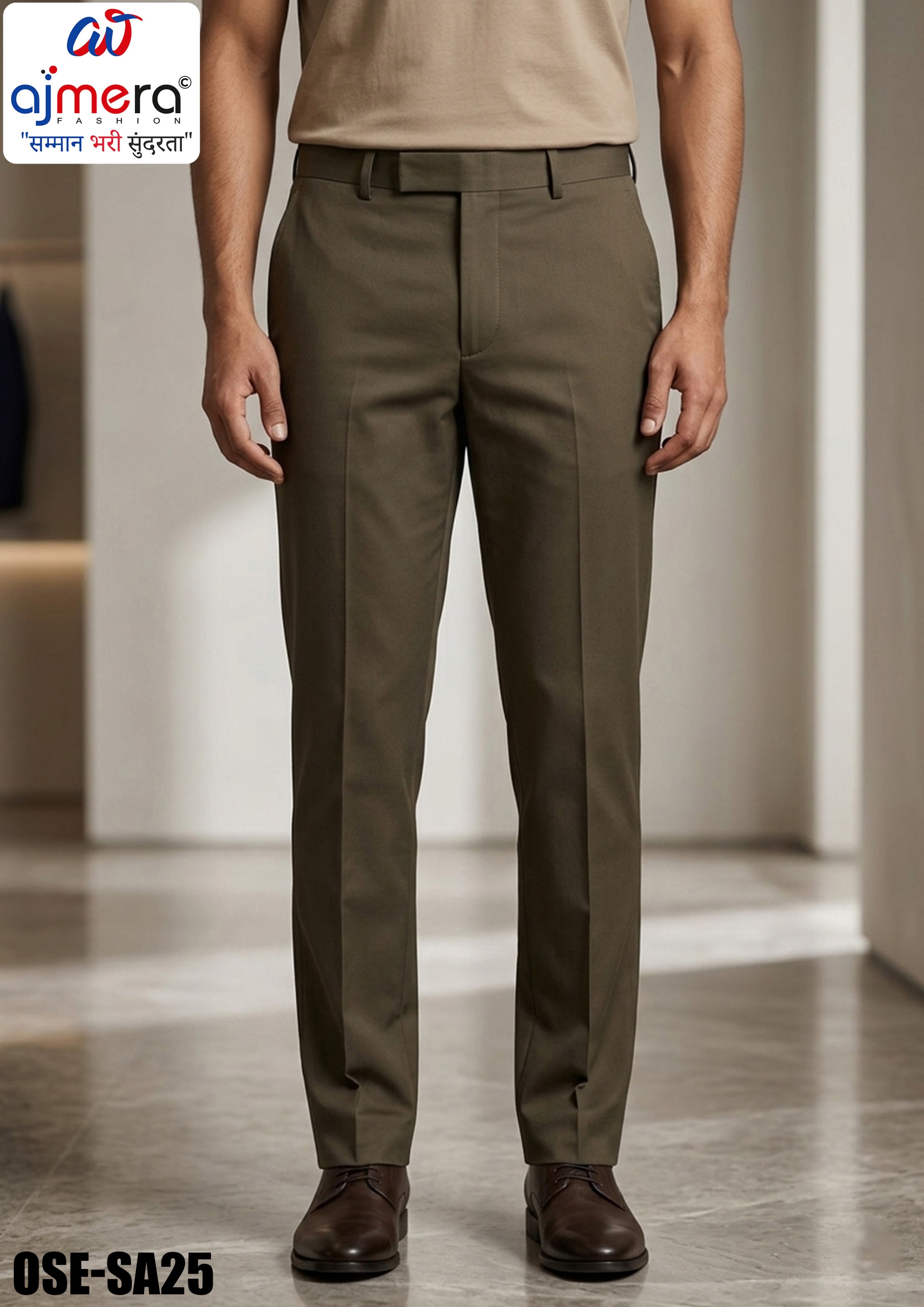 Premium Men's Formal Pant for Office & Business Wear | OSE-SA25