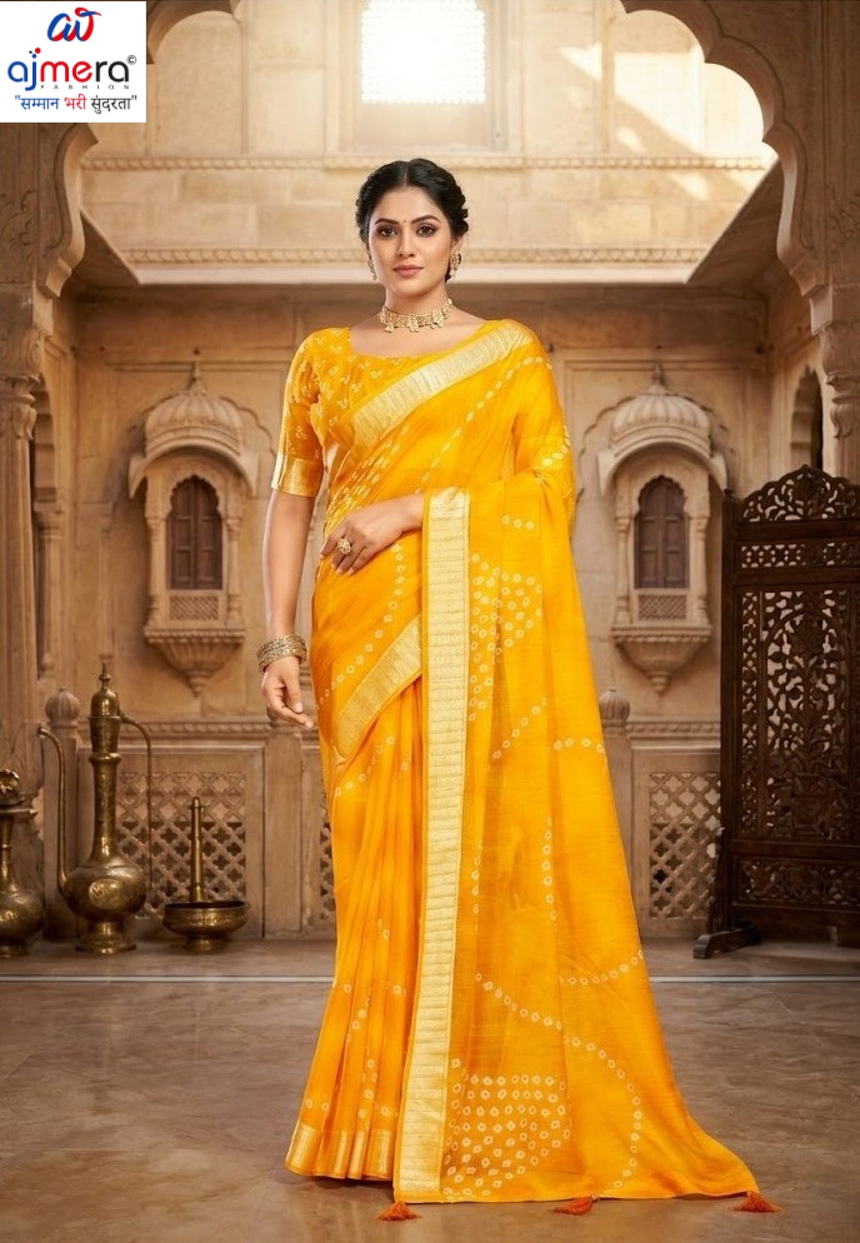 Exclusive Printed Saree with Blouse Piece for Elegant Ethnic Look  | RDD-HIMANI