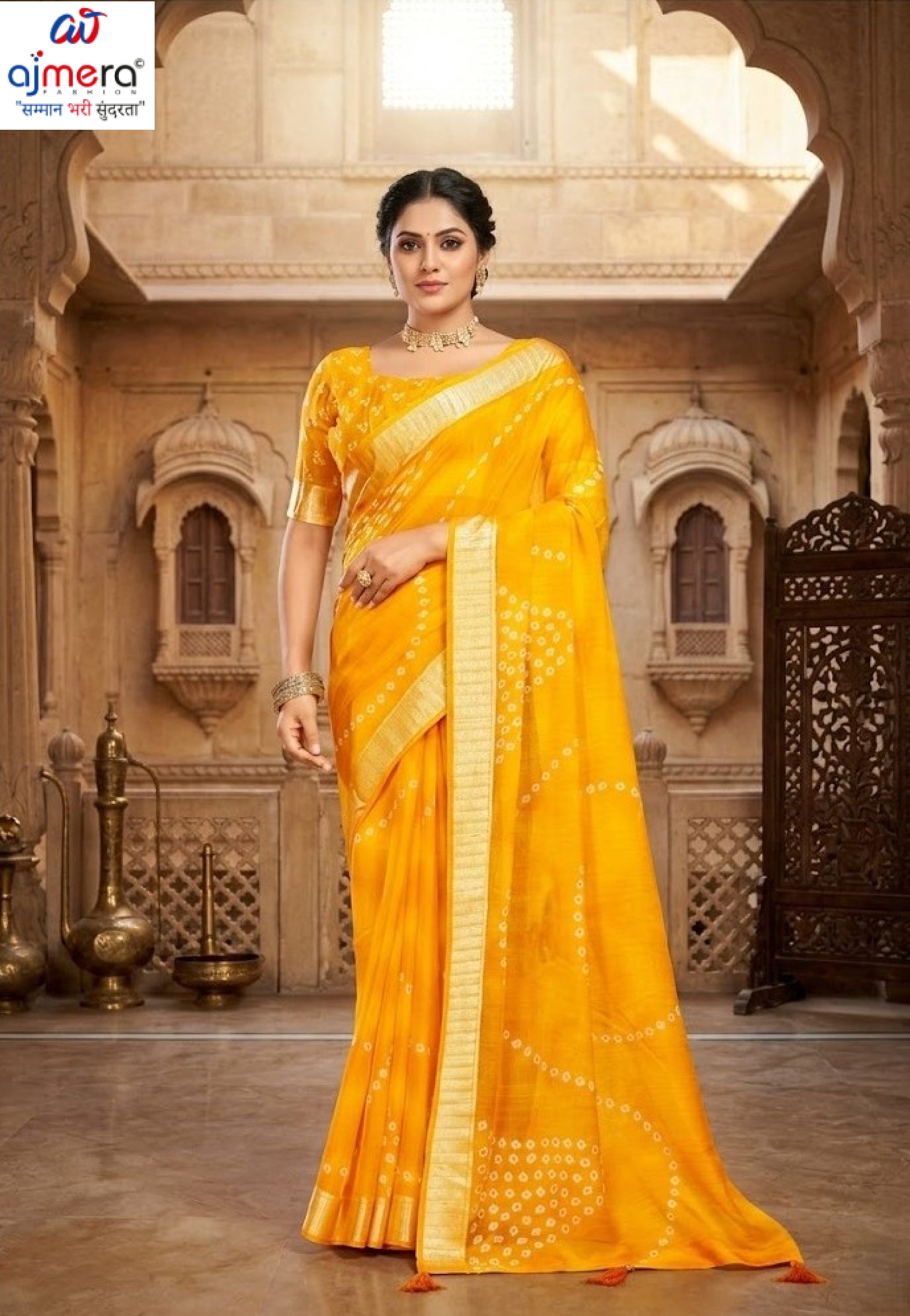 Exclusive Printed Saree with Blouse Piece for Elegant Ethnic Look  | RDD-HIMANI