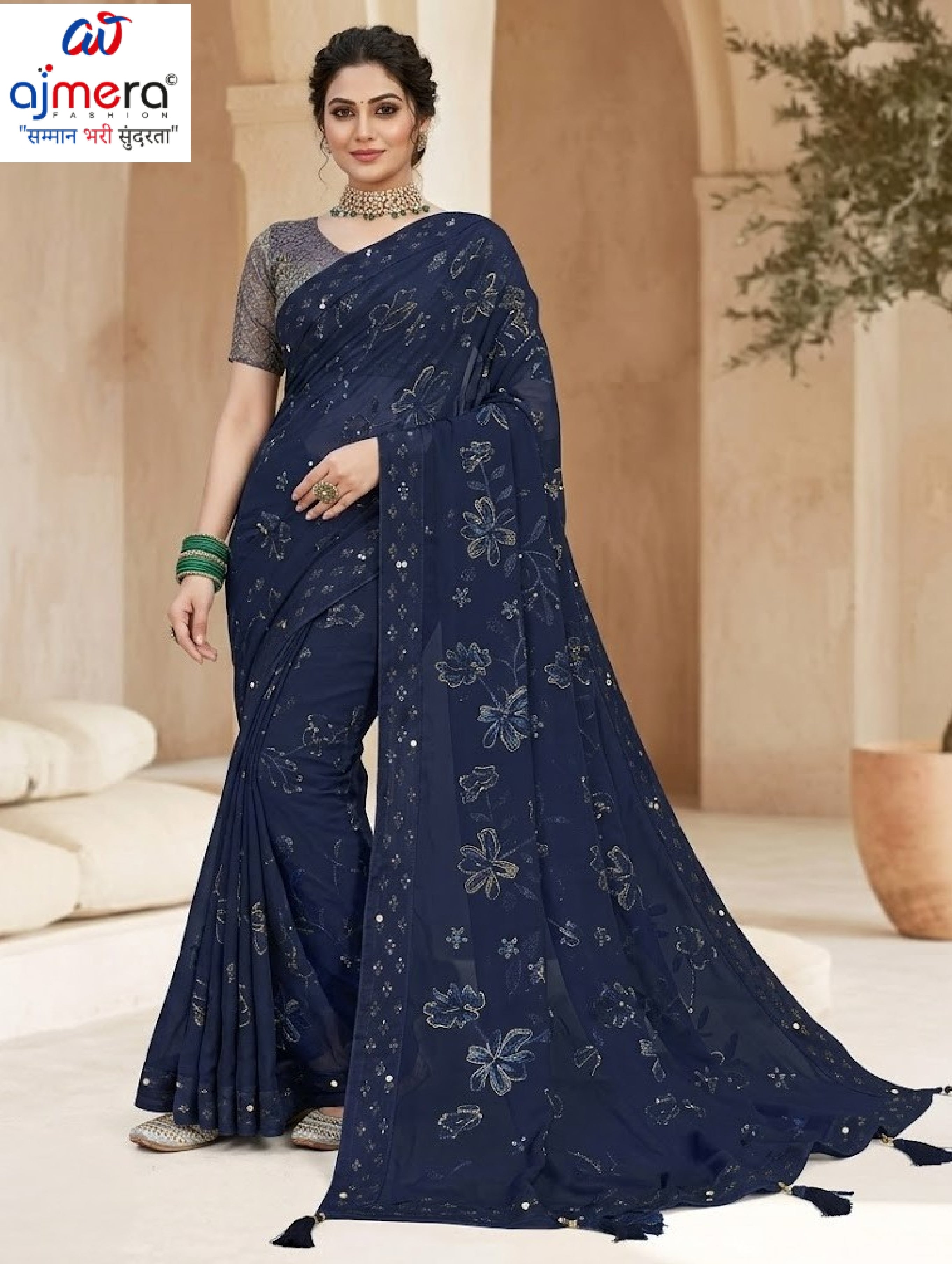 Trendy Printed Saree with Blouse Piece for Women’s Ethnic Wardrobe  | RDD-YUKTI VOL-56