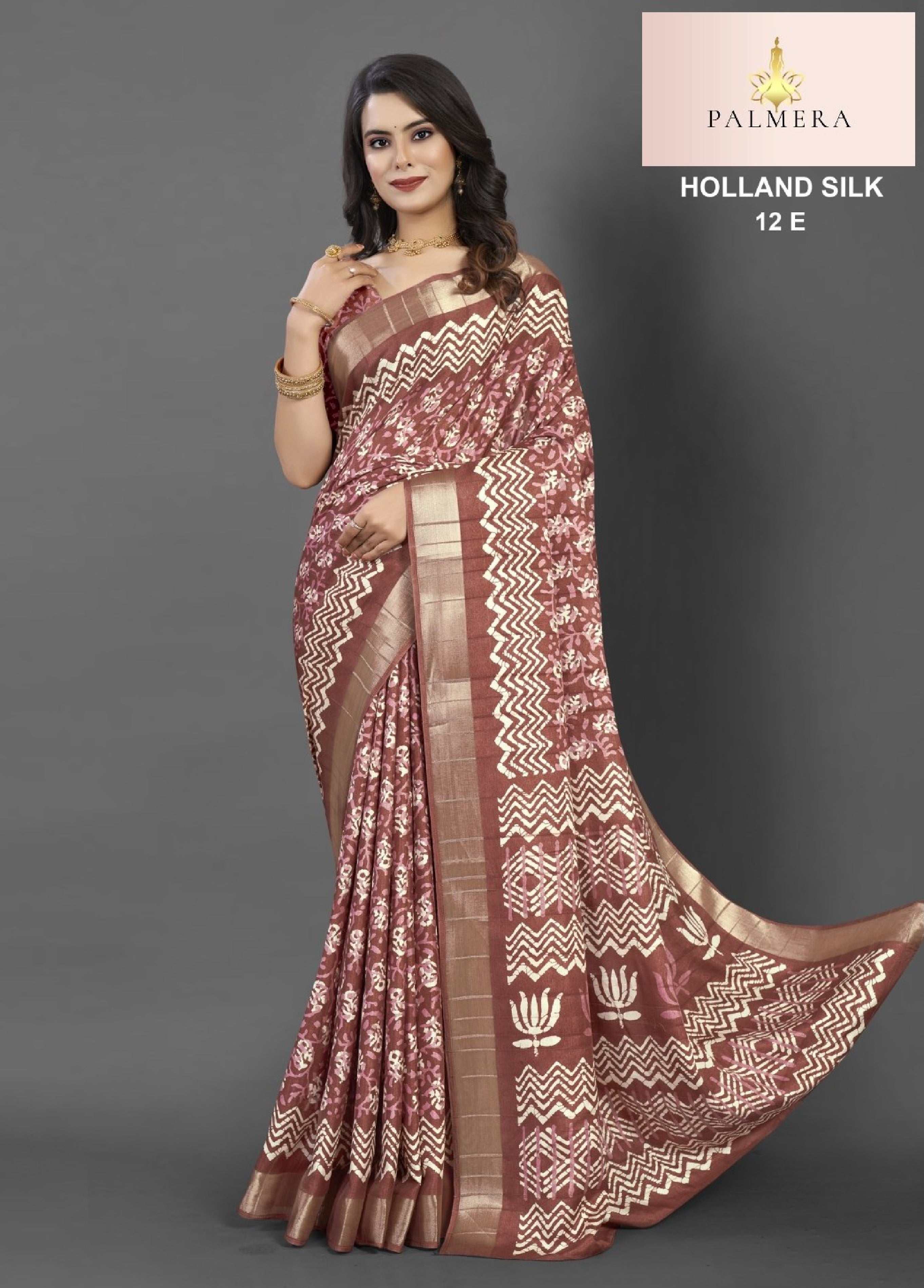 Holland Silk Handloom Silk Saree with Blouse for Premium Ethnic and Traditional Wear | ALL-HOLLAND SILK-12