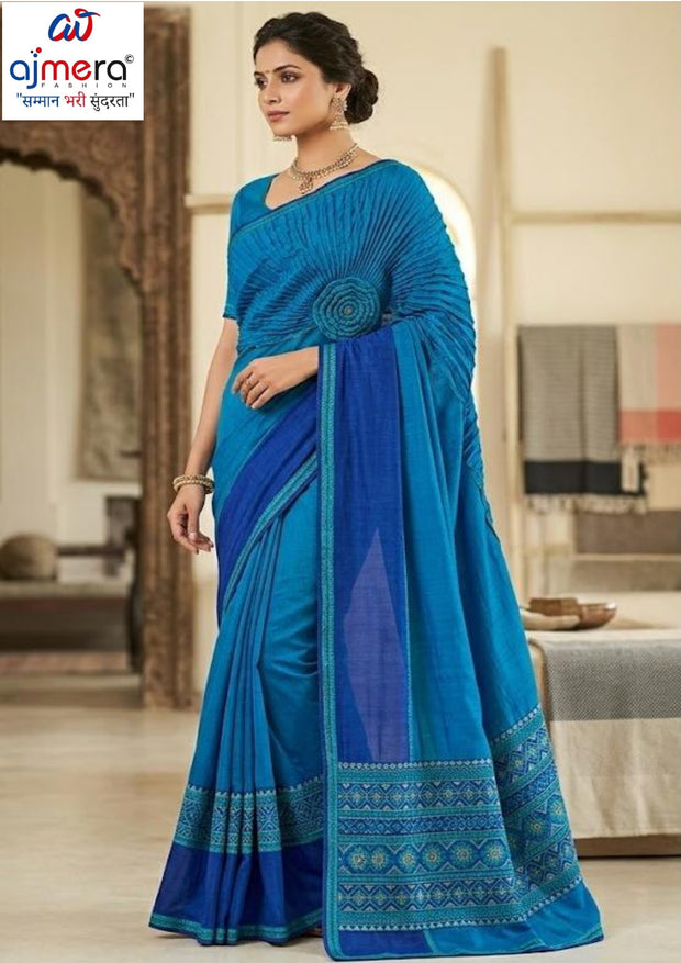 Graceful Printed Saree with Blouse Piece for Modern Ethnic Fashion  | SSR-HOSHIAR