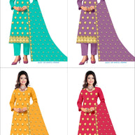 Premium Designer Unstitched Suit Set | RID-BURJ KHALIFA