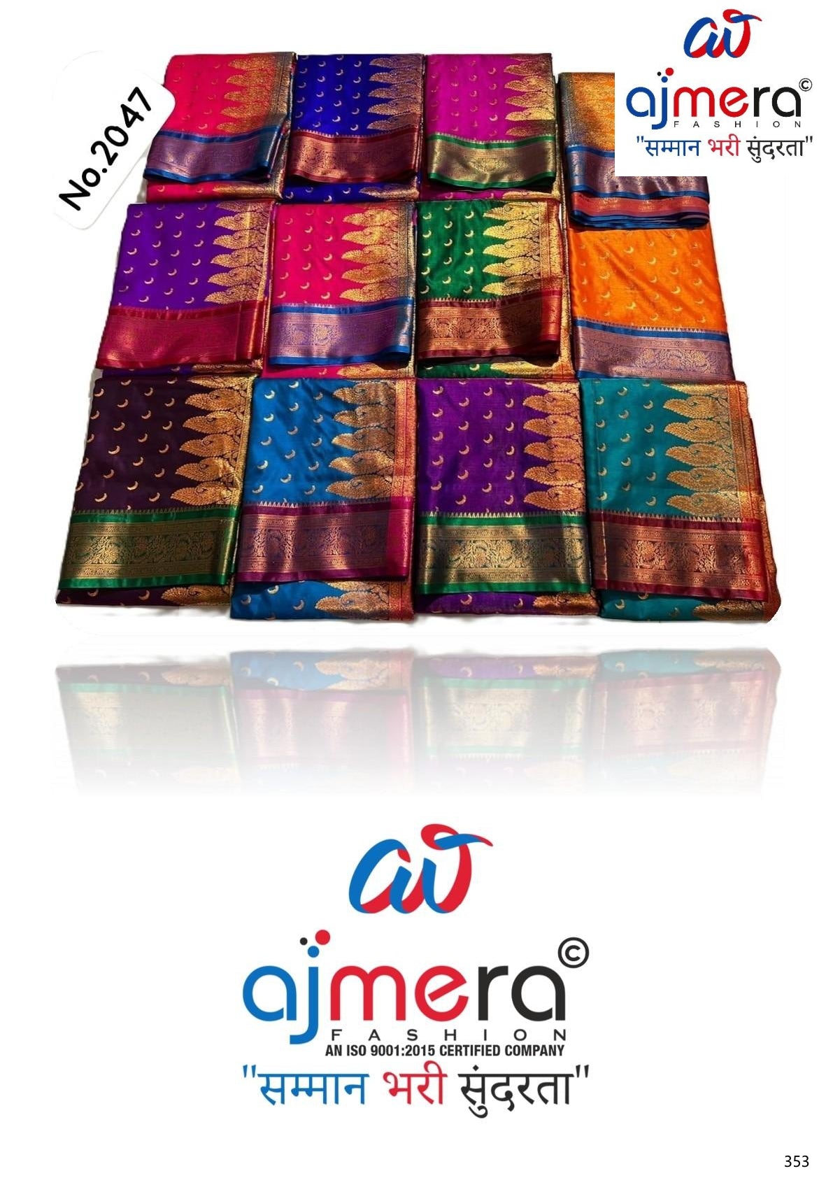 Designer Jacquard Silk Saree with Blouse Piece for Traditional Occasions | WON-SONAKSHI
