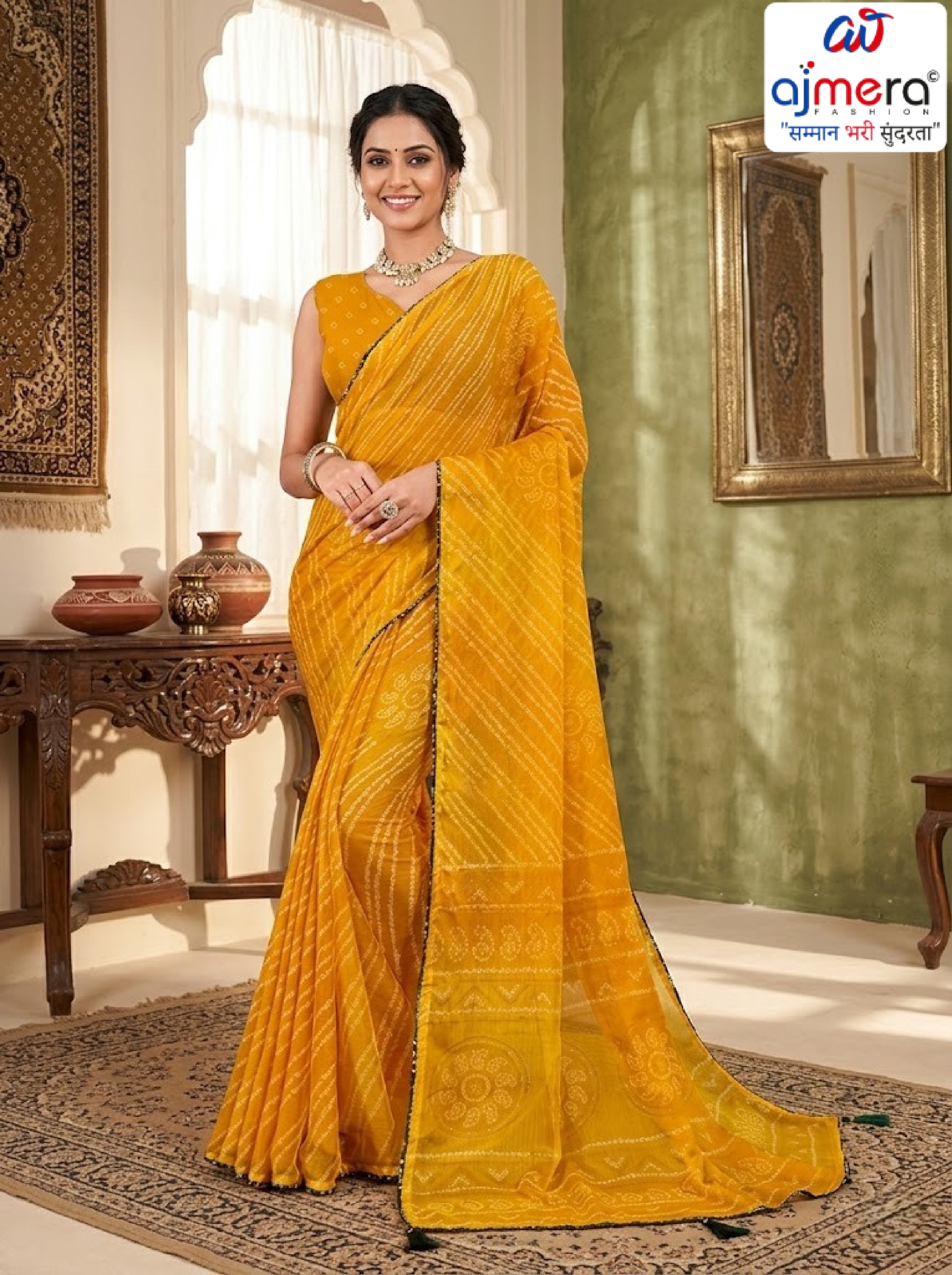 Designer Printed Saree with Blouse Piece for Special Occasions  | RMF-BANDHAN VOL-1