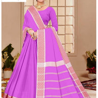 Traditional Cotton Saree with Without Blouse for Premium Ethnic and Traditional Wear | MSS-SHIV LALIGURAAS GALA RED