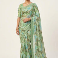 Weightless Print Loose Saree with Blouse for Premium Ethnic and Traditional Wear | BMS-MAGIC BOX