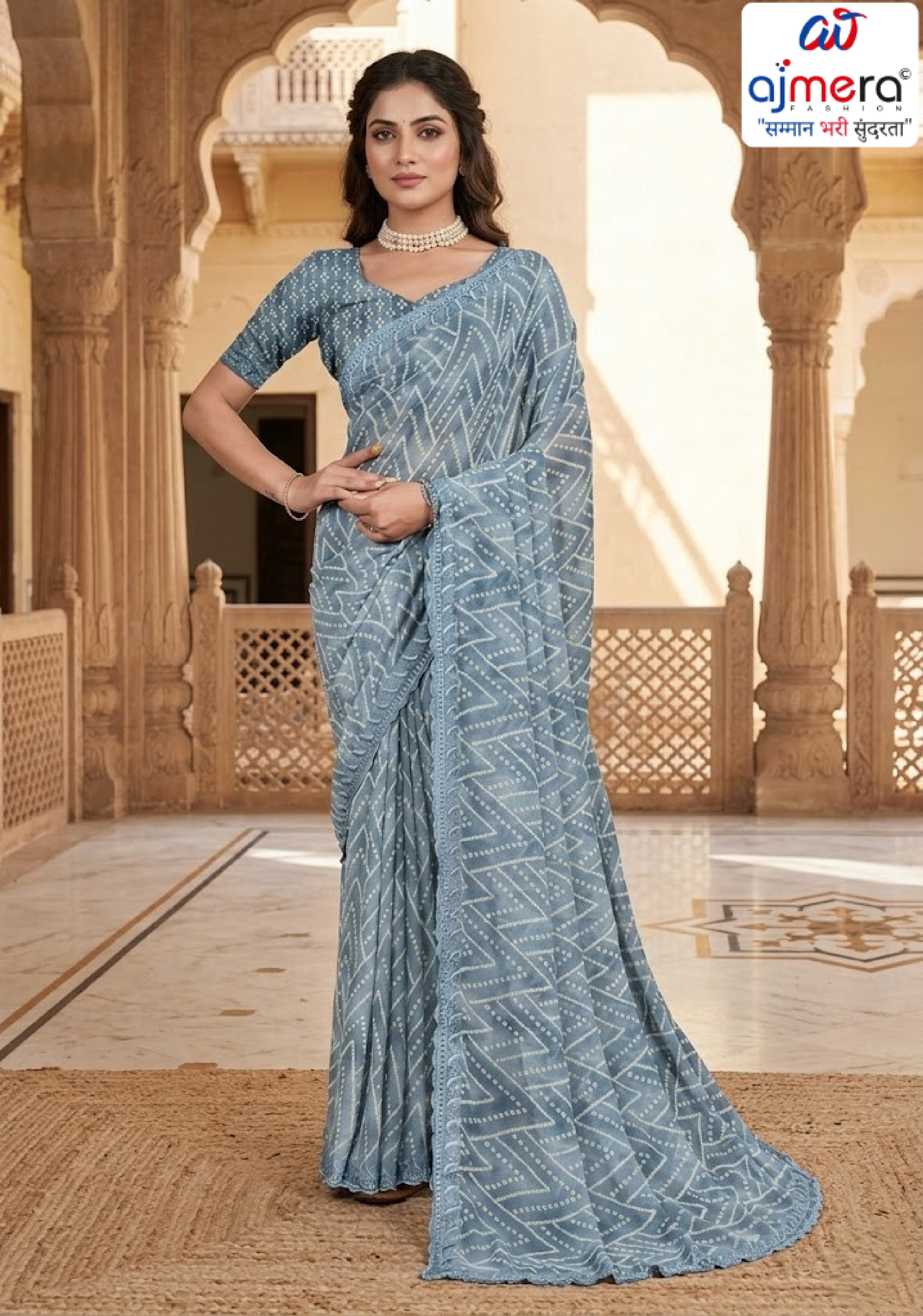 Stylish Printed Saree with Blouse Piece for Traditional Celebrations | RMF-BHUMI VOL-1