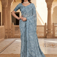 Stylish Printed Saree with Blouse Piece for Traditional Celebrations | RMF-BHUMI VOL-1