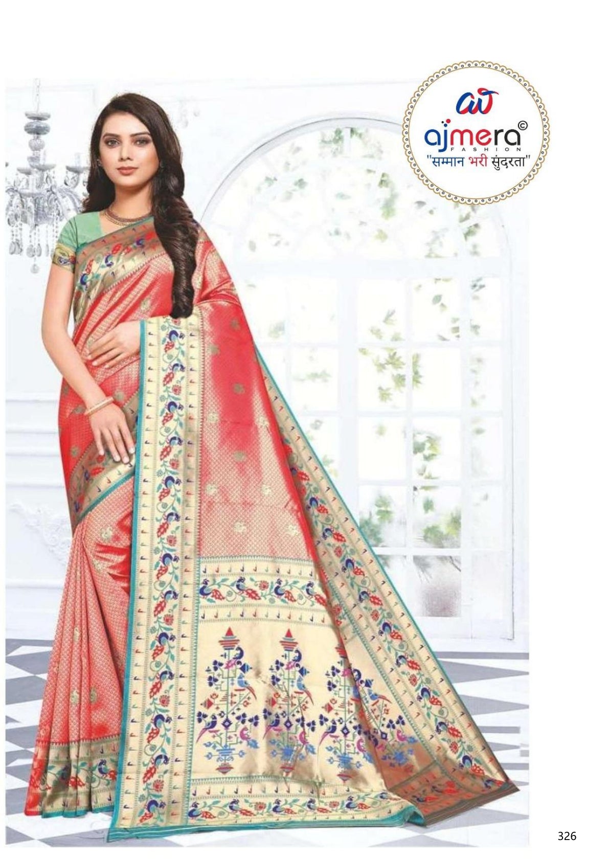 Rich Jacquard Silk Saree without Blouse for Sophisticated Ethnic Style | VDX-MISHKA