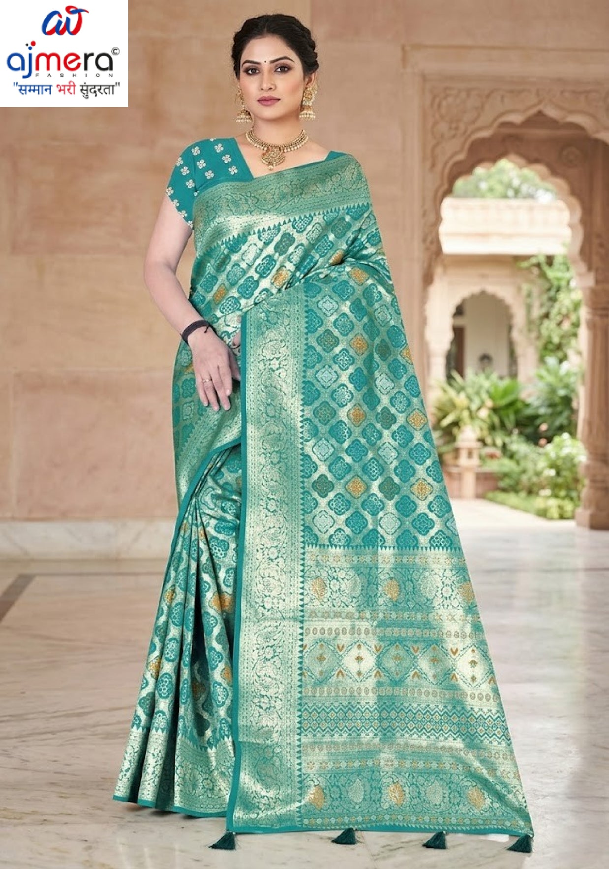 Premium Jacquard Silk Saree with Matching Blouse Piece for Ethnic Celebrations | TUL-PREM PAKHI SILK VOL-05