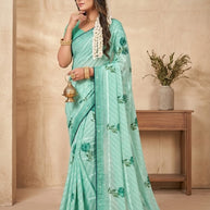 Classic Printed Saree with Blouse Piece for Timeless Traditional Style | PRM-KACHI KALI