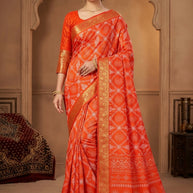 Silk Digital Printed Saree with Blouse Piece for Premium Ethnic and Traditional Wear | STG-ADYAR