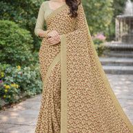 Reniyal Print Loose Saree with Blouse for Premium Ethnic and Traditional Wear | SGR-PADMA