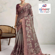 Elegant Printed Saree with Designer Blouse Piece for Festive Wear | RMF-RIYASAT VOL-19