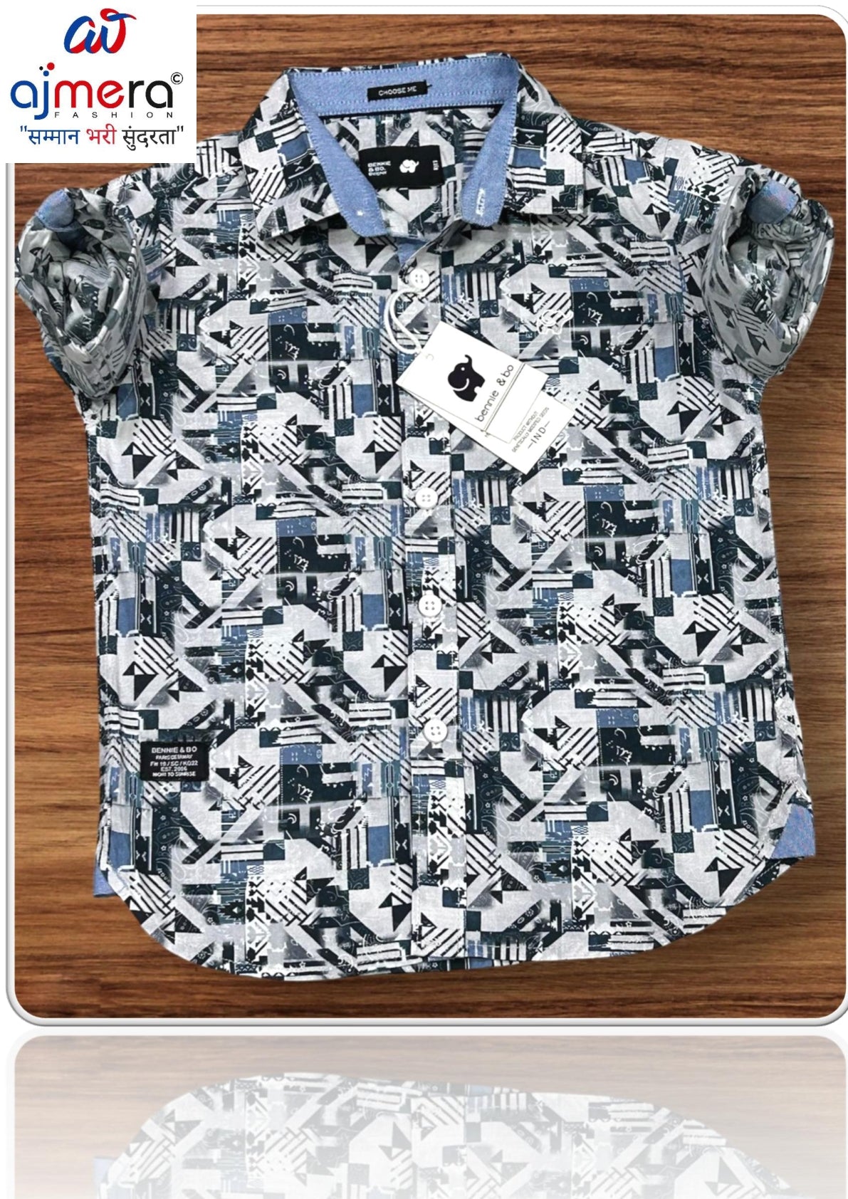 Wholesale Boys Printed Shirt Collection | DAG-PRINTED SHIRT-1