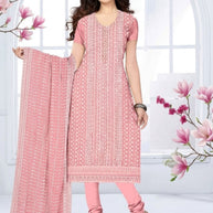 Premium Fox Georgette Unstitched Suit Set | KVF-SUMMER
