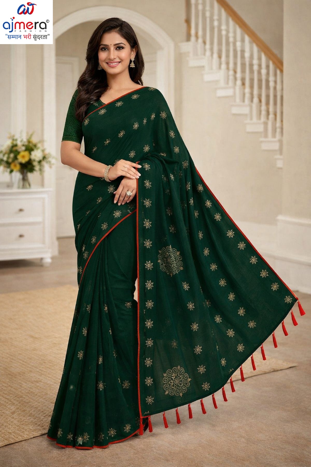 Fancy Matching Saree Wholesale with Blouse Piece for Premium Ethnic and Traditional Wear | TIK-MOVIES