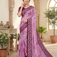 Stylish Printed Saree with Blouse Piece for Traditional Celebrations | RDD-SAPPHIRE VOL-2