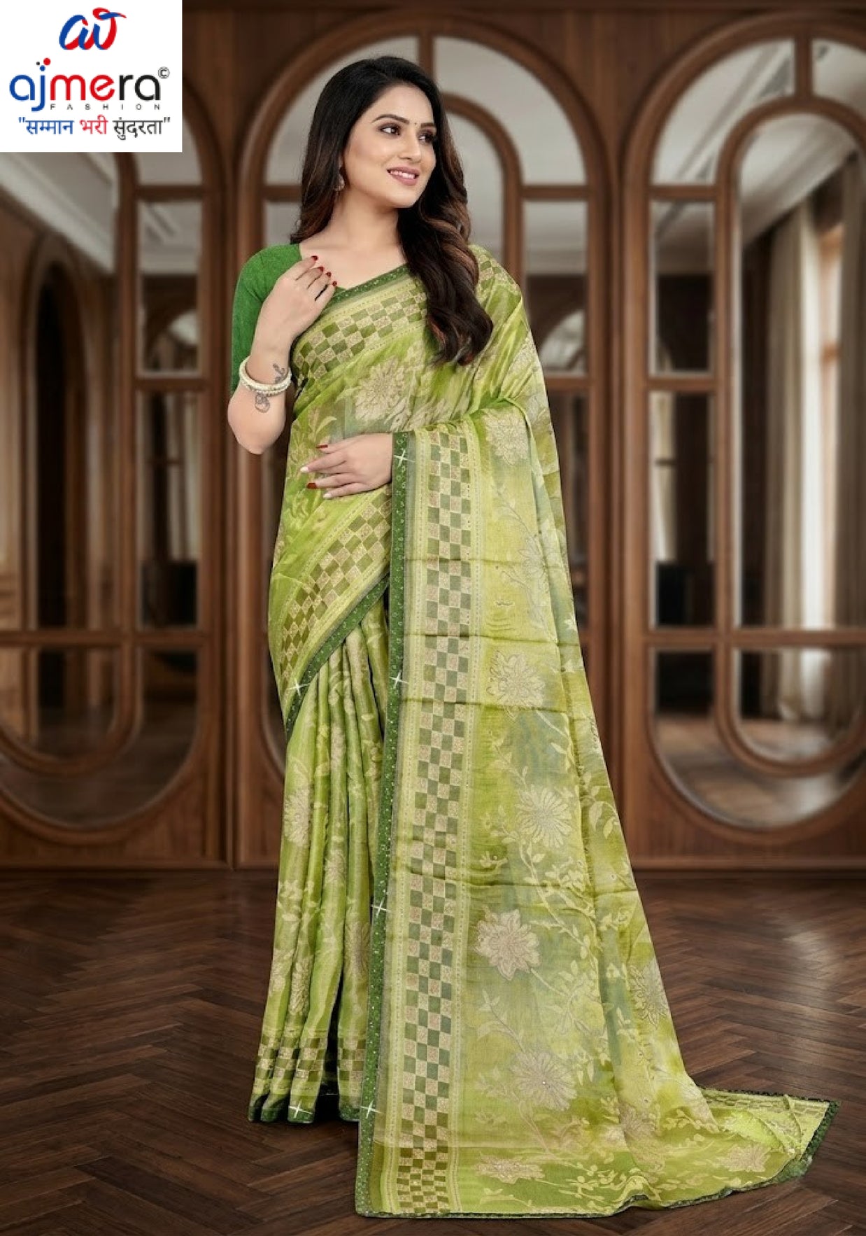 Fashionable Printed Saree with Blouse Piece for Festive Collection | TTS-HEENA VOL-28