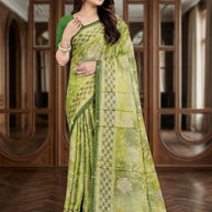 Fashionable Printed Saree with Blouse Piece for Festive Collection | TTS-HEENA VOL-28